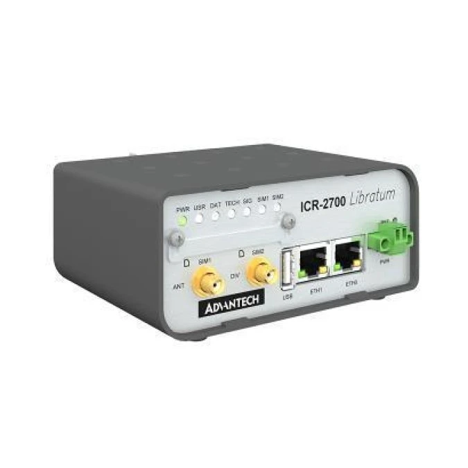 Libratum przemysłowy router 4G i brama IoT dla regionu EMEA EU zasilacz ICR‑2734PA01
