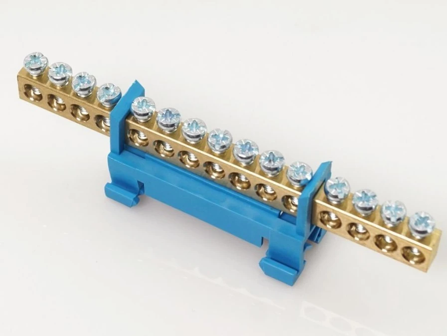 Listwa zaciskowa 15‑polowa 1‑16mm2 niebieska LZM‑B15 - obrazek 1