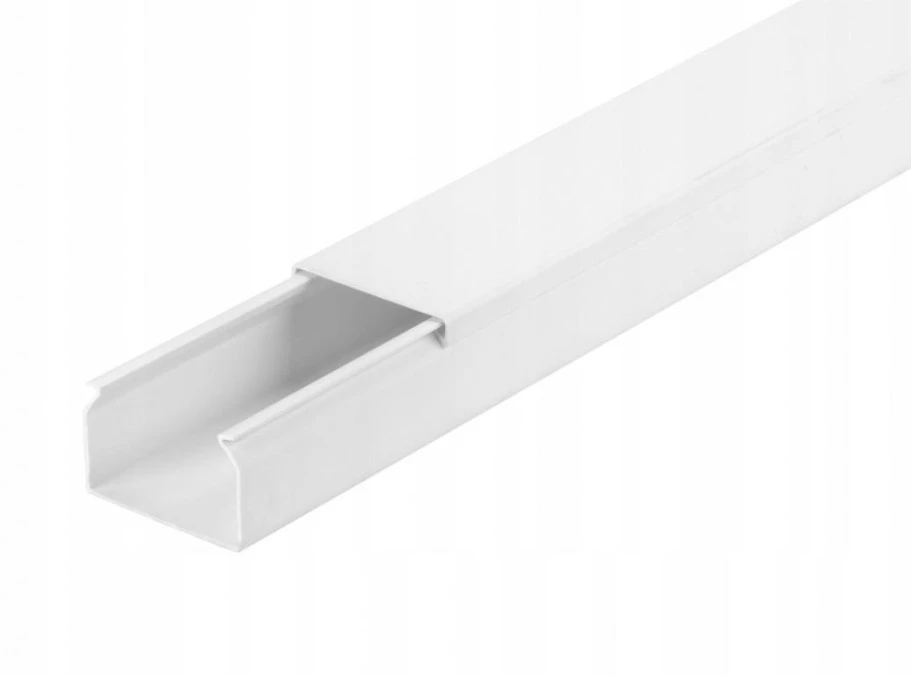 Listwa elektroinstalacyjna kanał kablowy STANDARD BKK 40x25mm korytko z pokrywą / 2 m / 4/EB/KK 40x25 - obrazek 1