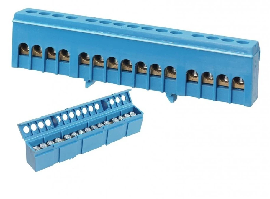 Listwa zaciskowa 15‑polowa 1‑16mm2 niebieska LZMI‑B15 - obrazek 3