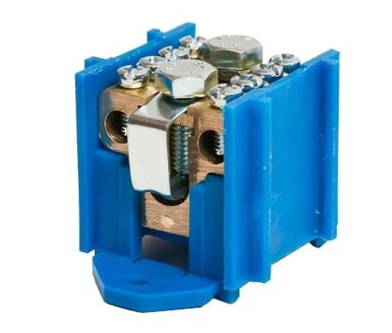 Listwa zaciskowa odgałęźnik WLZ 1 x 70mm2 + 4 x 25mm2 Niebieski WLZ‑70/4x25/N - obrazek 1
