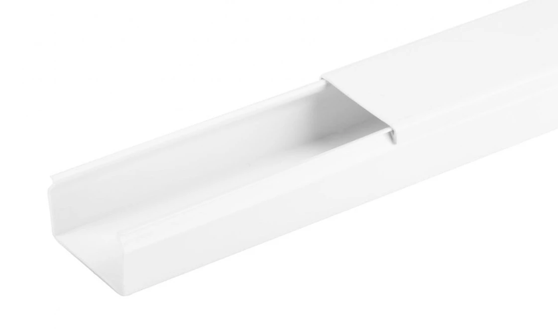 Listwa elektroinstalacyjna kanał kablowy STANDARD BKK 40x25mm korytko z pokrywą / 2 m / 4/EB/KK 40x25/HF - obrazek 3