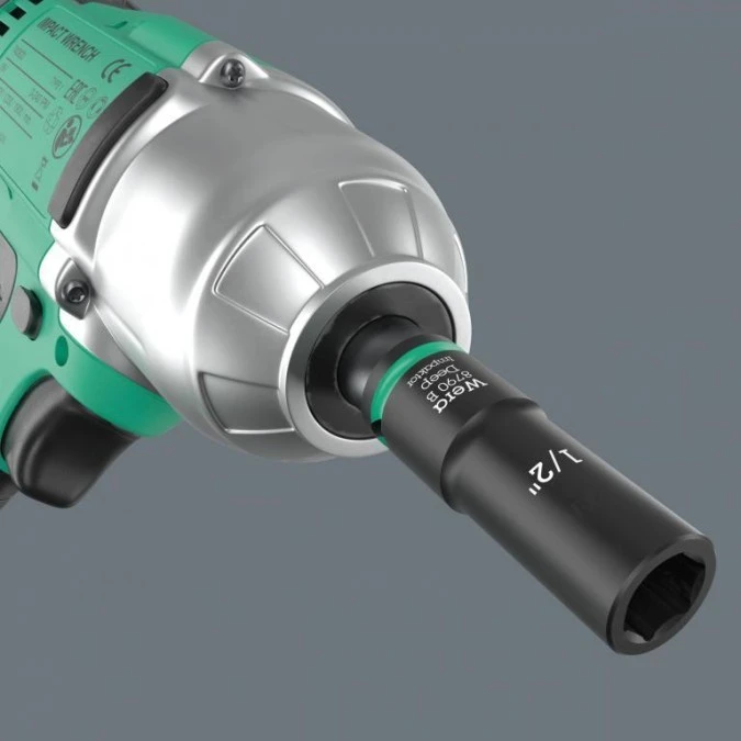 Listwa magnetyczna 9661 B Impaktor Deep Imperial 1 z zestawem kluczy nasadowych, 3/8, 9 części, WERA 05005591001 - obrazek 3