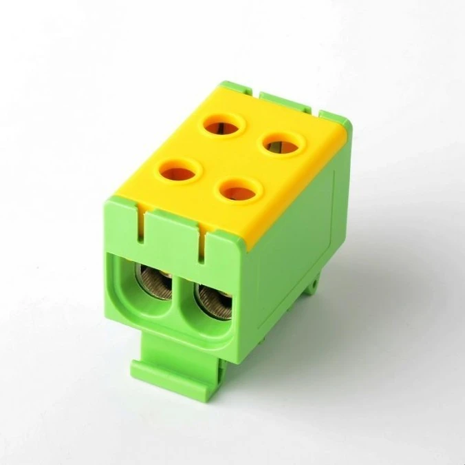 Listwa zaciskowa LZD w korpusie żółto‑zielona Cu:2,5‑35mm2, Al:6‑35mm2 E.4141/Ż‑Z - obrazek 1