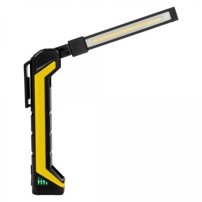 Latarka warsztatowa LED akumulatorowa 1W SMD LED 6500K 2W COB LED 6500K 3,7V 800mAh Li‑ion klips magnes LW‑2B W‑00340 - obrazek 1