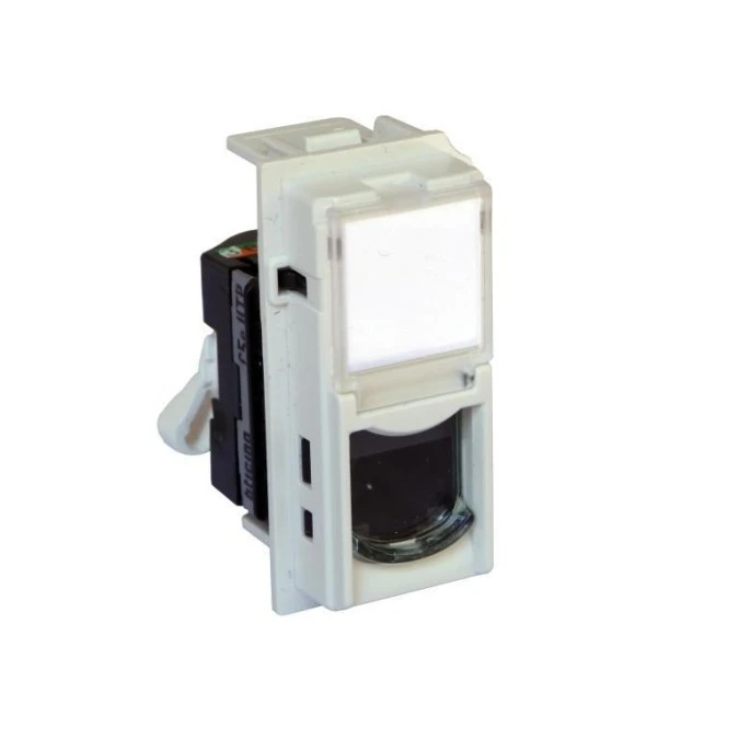 LIVING NOW gniazdo RJ45 UTP kat.5e 1mod. biały KW4279C5E - obrazek 2