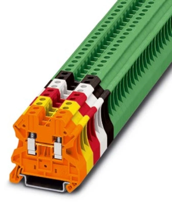 Listwa zaciskowa 2‑przewodowa 0,14‑6mm2 biała UT 4 WH 3045130 /50szt./ - obrazek 2