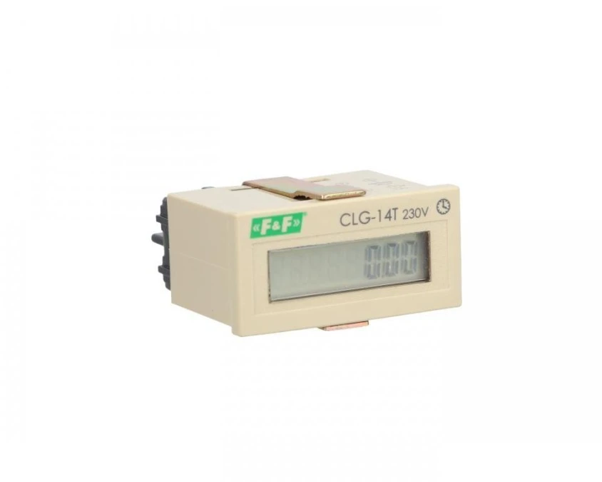 Licznik czasu pracy 110‑230V AC/DC 8 znaków cyfrowy tablicowy 48x24mm CLG‑14T - obrazek 3