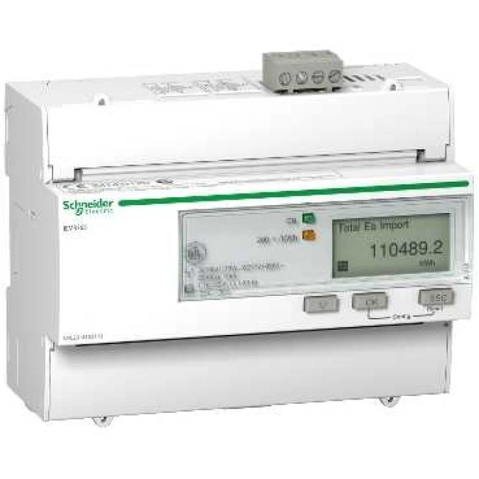 Licznik energii elektrycznej 1/3‑fazowy 125A 100‑277/173‑480V kl.1/B Bacnet MID taryfowy cyfrowy modułowy A9MEM3365 - obrazek 3