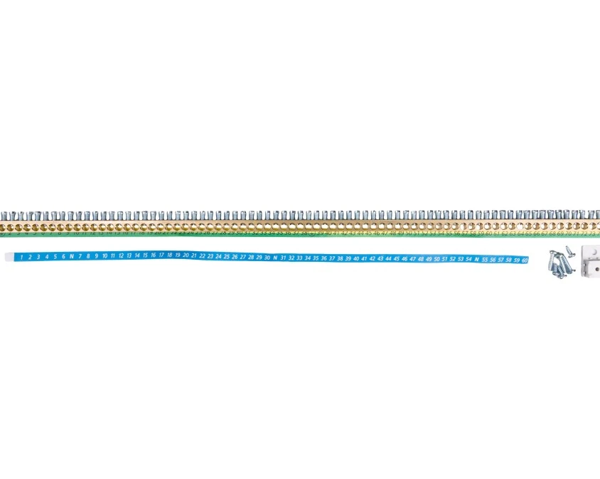 Listwa zaciskowa N/PE ze wspornikiem 2x25mm2 + 74x16 mm2 BFZ‑TS‑KL76 293634 - obrazek 1