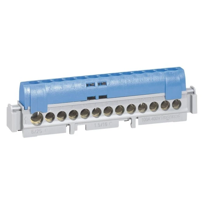 Listwa przyłączeniowa 13‑otworów niebieska IP2xN13 004844 - obrazek 3