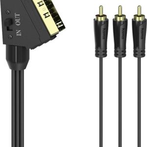 Audio/Video kabel Hama 00205156, RCA/Cinch, SCART, 1.5 m Audio/Video kabel Hama 00205156, RCA/Cinch, SCART, 1.5 m