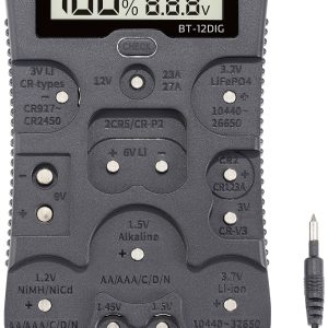 Tester baterii VOLTCRAFT BT-12DIG 1,2 V, 1,5 V, 3 V, 3,7 V, 6 V, 9 V, 12 V Tester baterii VOLTCRAFT BT-12DIG 1,2 V, 1,5 V, 3 V, 3,7 V, 6 V, 9 V, 12 V