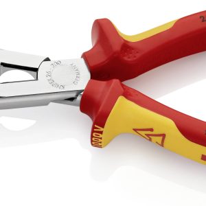 Knipex 26 16 200 VDE Szczypce płaskie, okrągłe proste stal elektrotechniczna wanadowa 200 mm Knipex 26 16 200 VDE Szczypce płaskie, okrągłe proste stal elektrotechniczna wanadowa 200 mm