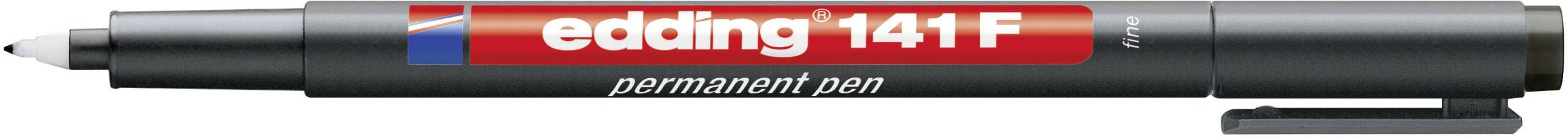 Marker do folii Edding 141 F permanent pen 4-141001 czarny - obrazek 1