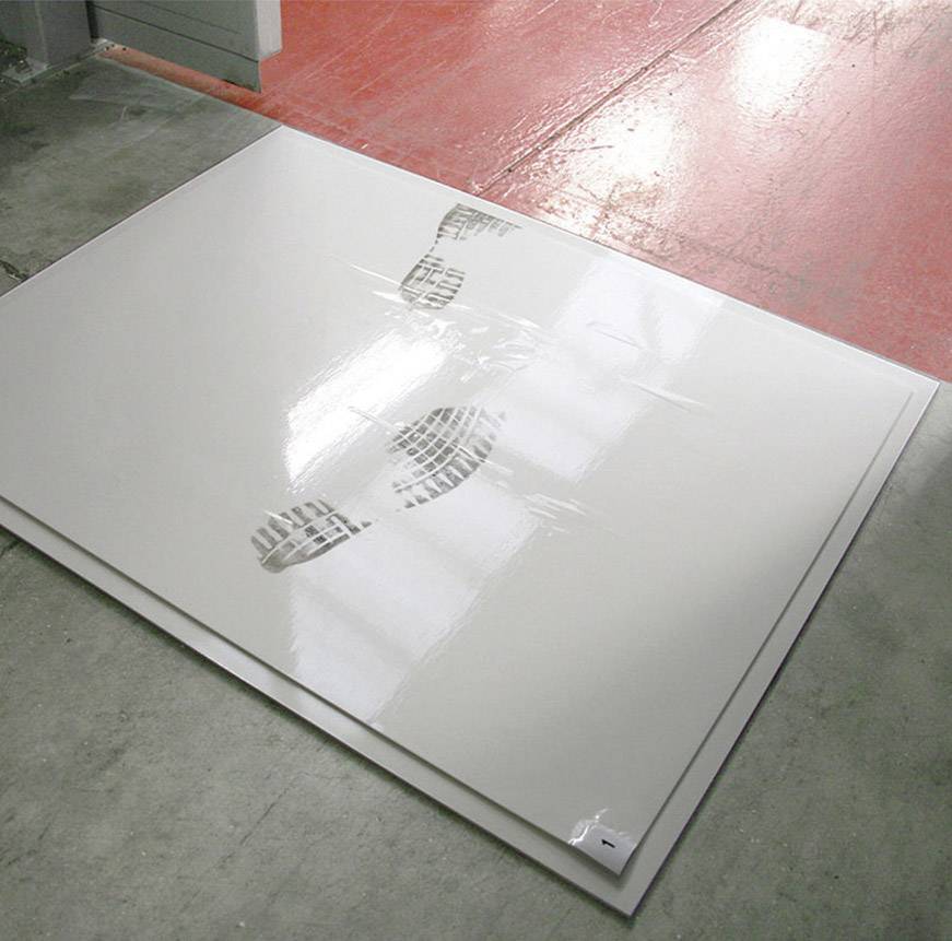 COBA Europe WC000011 Clean-Step Mata do pomieszczeń czystych (D x S x W) 0.8 m x 0.6 m x 6.5 mm biały - obrazek 1
