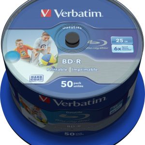 Płyta Blu-ray Verbatim 43812, 25 GB, 6 x, 50 szt. Płyta Blu-ray Verbatim 43812, 25 GB, 6 x, 50 szt.
