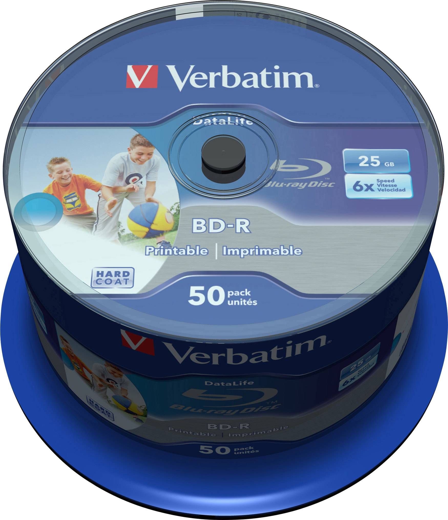 Płyta Blu-ray Verbatim 43812, 25 GB, 6 x, 50 szt. - obrazek 1