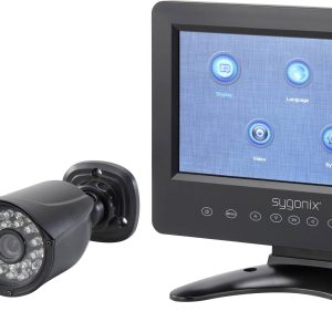 Zestaw monitorujący Sygonix SY-4600588 AHD 2- kanałowy z 2 kamerami 1280 x 720 px Zestaw monitorujący Sygonix SY-4600588 AHD 2- kanałowy z 2 kamerami 1280 x 720 px