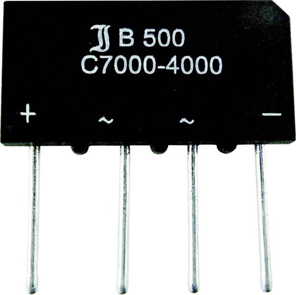 Diotec B40C7000A Prostownik mostkowy SIL-4 80 V 7 A Jednofazowy