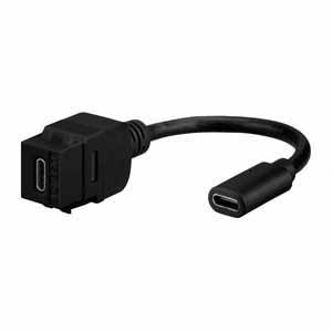 Rutenbeck KMK-USB-C 3.1 KP sw Adapter Keystone 10 Gbit/s 1 szt.