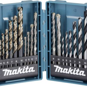 Makita B-49432 B-49432 18 szt. Komplet wierteł uniwersalnych metal, kamień, beton, drewno, wyrób kamieniarski 4.0 mm, 5. Makita B-49432 B-49432 18 szt. Komplet wierteł uniwersalnych metal, kamień, beton, drewno, wyrób kamieniarski 4.0 mm, 5.
