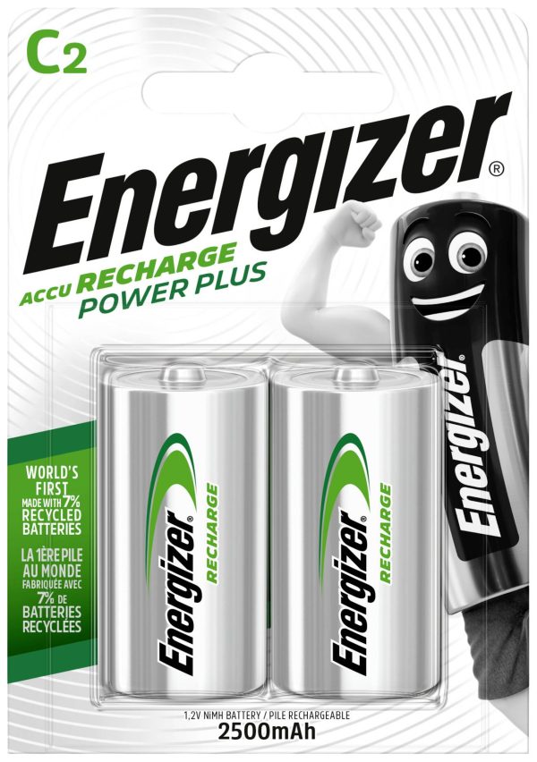 Akumulator NIMH Energizer C(R14), 2500 mAh, 2szt.