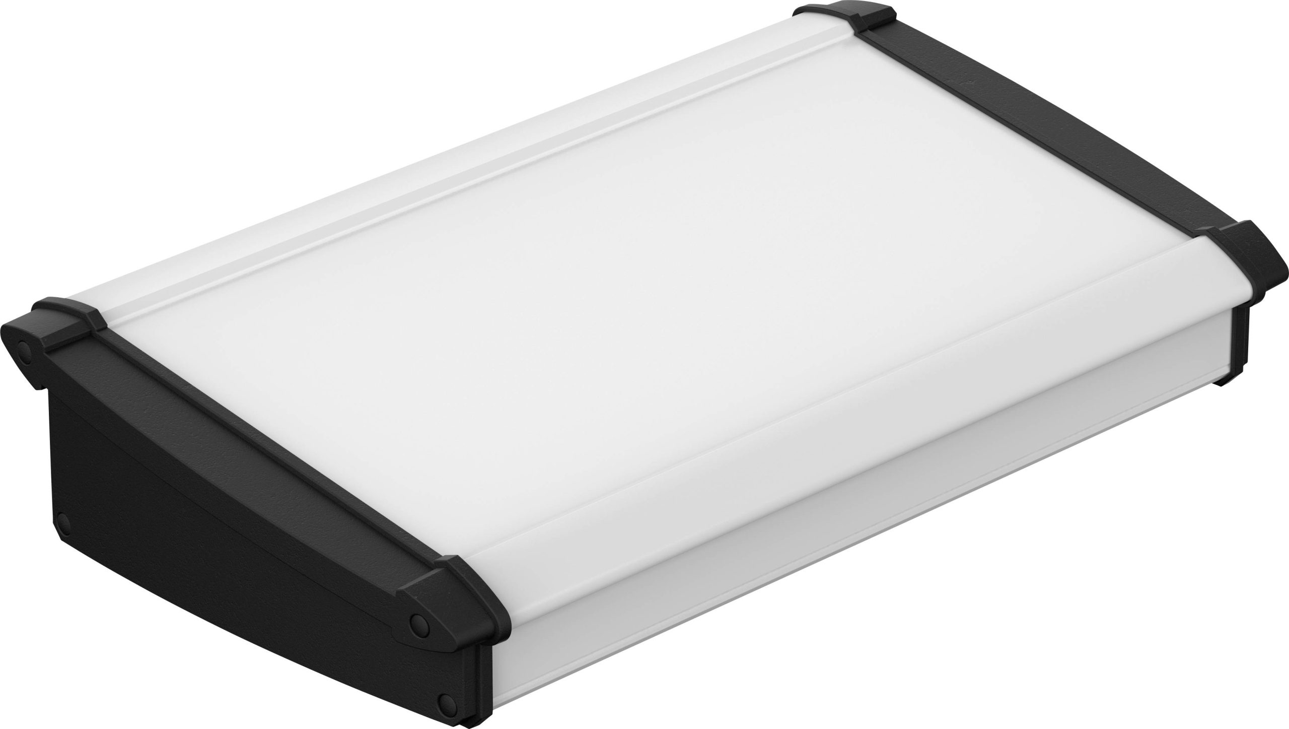 Bopla ATPH 1865-0300 ALU-TOPLINE_SET Obudowa pulpitowa (D x S x W) 181.2 x 300 x 68.2 mm aluminium, ABS naturalny, czarn - obrazek 1