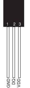 Maxim Integrated DS18S20+ DS18S20+ Czujnik temperatury -55 do +125 °C TO-92 radialny THD Maxim Integrated DS18S20+ DS18S20+ Czujnik temperatury -55 do +125 °C TO-92 radialny THD