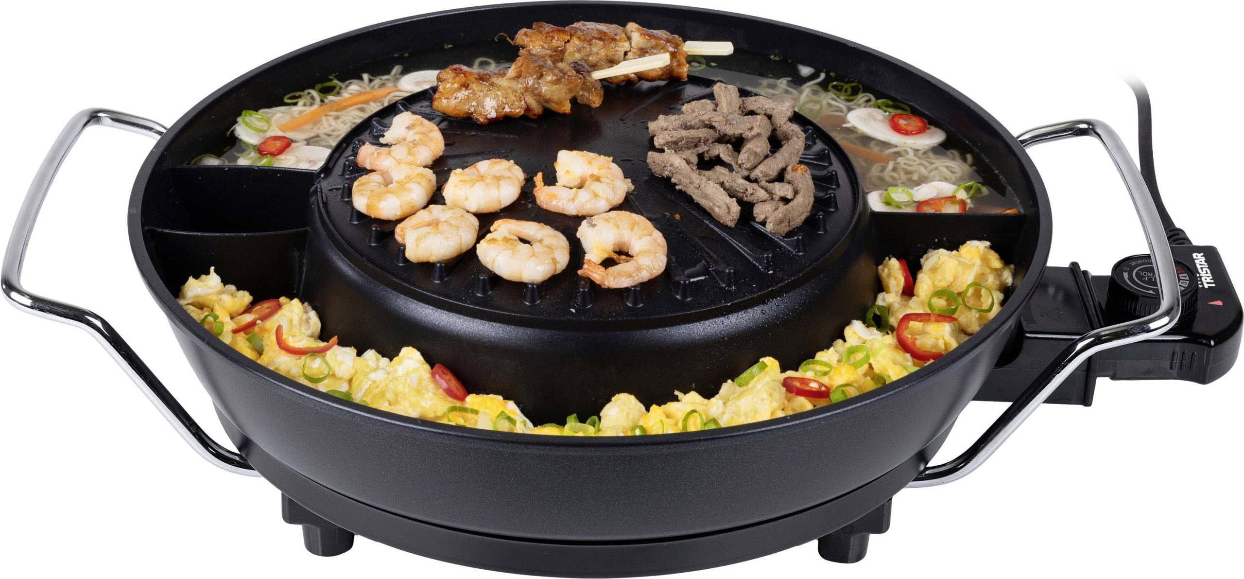 Tristar Korean Hot Pot Grill Fondue czarny - obrazek 1