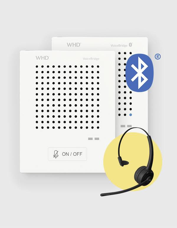 WHD 1110200320000 Interkom Bluetooth® biały