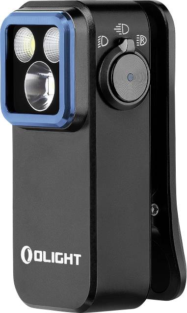 OLight 12894 Oclip Pro Lampka przenośna LED czarny - obrazek 1