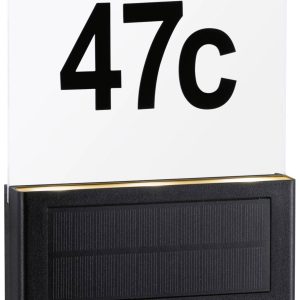Podświetlany numer domu, solarny Paulmann Neda IP44 2200K 94725 1 W 30 lm IP44 Podświetlany numer domu, solarny Paulmann Neda IP44 2200K 94725 1 W 30 lm IP44