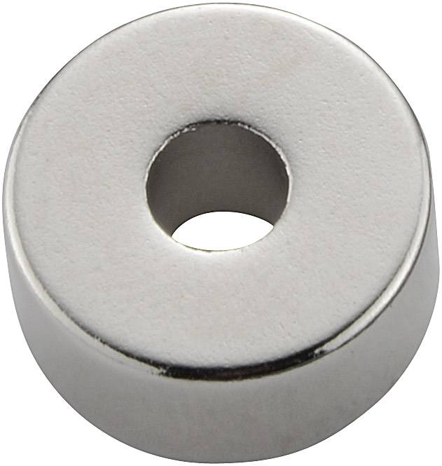 Magnes neodymowy pierścieniowy N-35 M, 1.2 T, 13x6 mm - obrazek 1