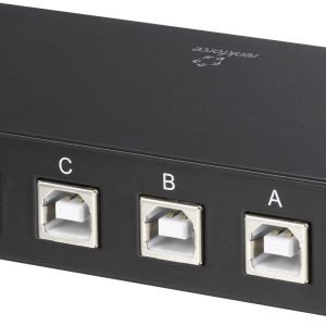 Przełącznik USB 2.0 Renkforce, 4 porty