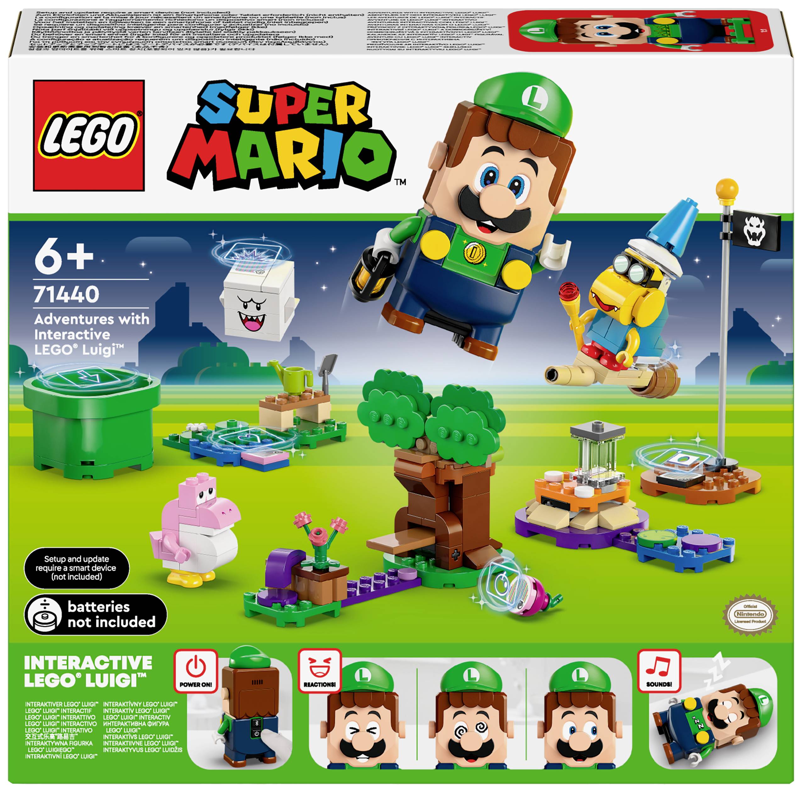 71440 LEGO® Super Mario™ Przygoda z interaktywnym zestawem LEGO® Luigi™ - obrazek 1