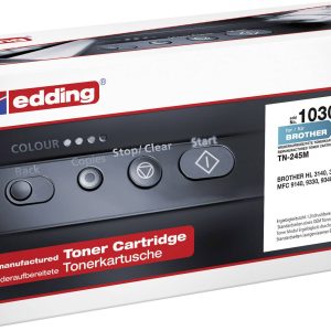 Edding Toner Zamiennik Brother TN-245M zamiennik Magenta 2200 strony edding 1030 18-1030 Edding Toner Zamiennik Brother TN-245M zamiennik Magenta 2200 strony edding 1030 18-1030