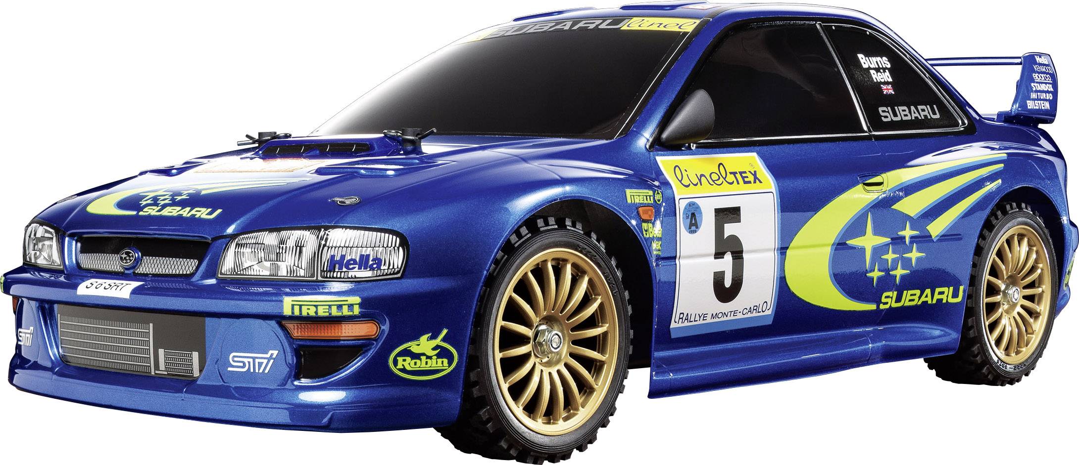 Tamiya TT-02 Subaru Impreza Monte Carlo 1999 Szczotkowy 1:10 Model samochodu RC Elektryczny Tor Napęd na wszystkie koła - obrazek 1