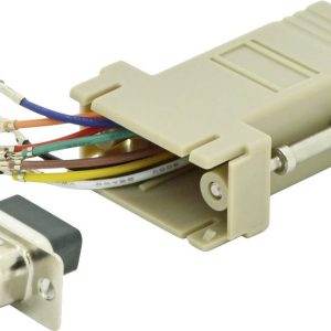 Adapter D-Sub Digitus AK-610517-000-I złącze męskie D-SUB 9-pin – złącze żeńskie RJ45 Adapter D-Sub Digitus AK-610517-000-I złącze męskie D-SUB 9-pin – złącze żeńskie RJ45