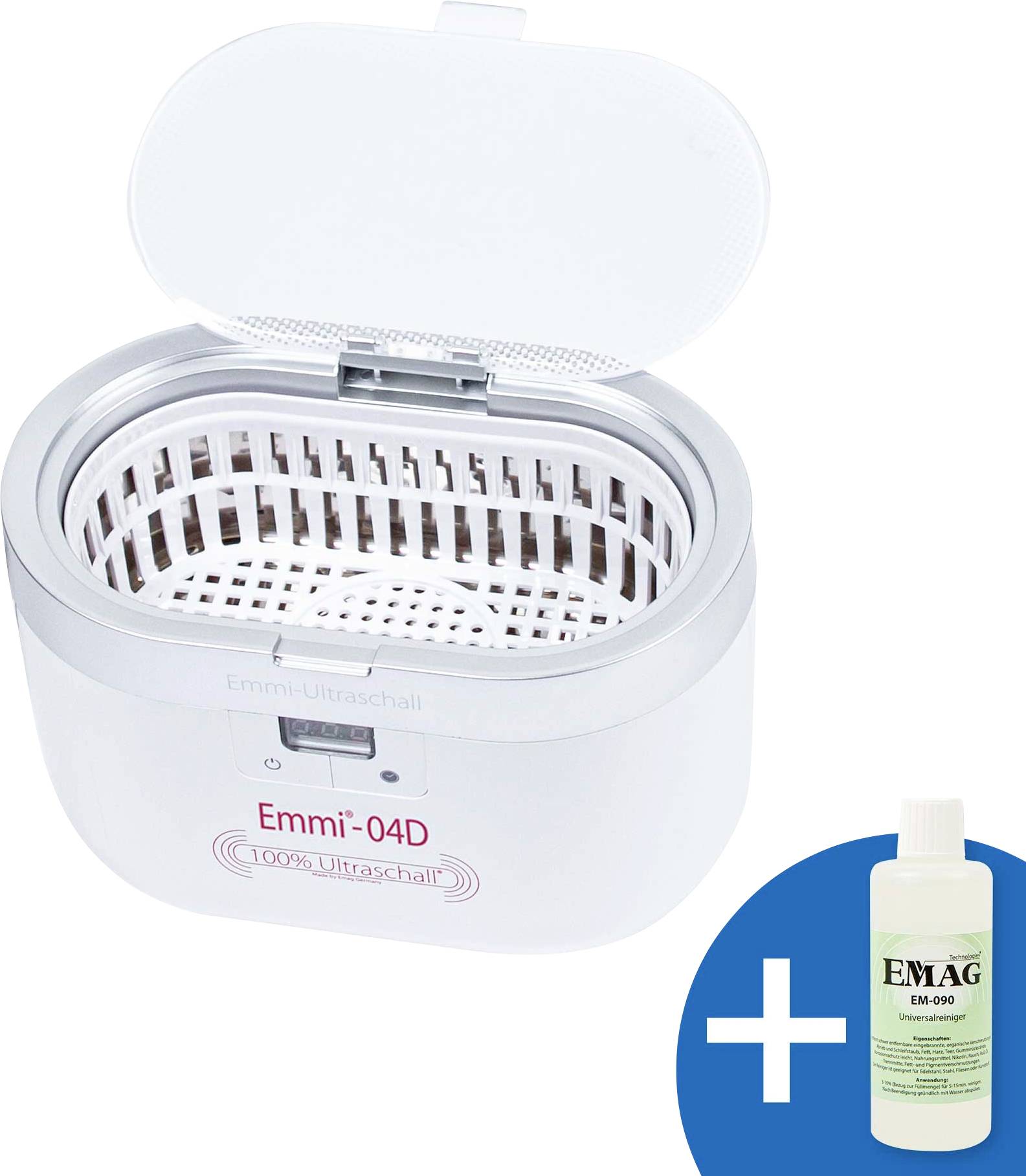 Emag Emmi 04D Myjka ultradźwiękowa 40 W 0.6 l - obrazek 1