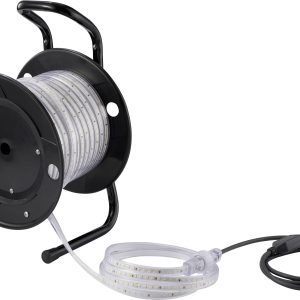 Sygonix SY-6700426 Taśma LED ze złączem męskim 230 V/AC 25 m zimna biel 1 szt. Sygonix SY-6700426 Taśma LED ze złączem męskim 230 V/AC 25 m zimna biel 1 szt.