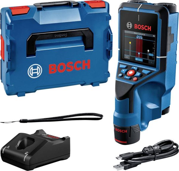 Bosch Professional Detektor D-Tect 200 C 0601081601 Maksymalna głębokość wykrywania 20 m Przeznaczenie metale żelazne, d