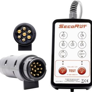 SecoRüt 70241.2 SecoRüt Prüfbox für Anhängersteckdosen 7 und 13 Polig (12 Volt) Tester autokaru 12 V Ilość styków:7 i 13 SecoRüt 70241.2 SecoRüt Prüfbox für Anhängersteckdosen 7 und 13 Polig (12 Volt) Tester autokaru 12 V Ilość styków:7 i 13