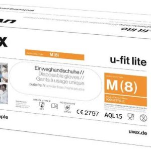 uvex u-fit lite 6016807 100 szt. Rękawice jednorazowe Rozmiar rękawic: S EN 420:2003+A1:2009, EN 374-1:2016+A1:2018, EN uvex u-fit lite 6016807 100 szt. Rękawice jednorazowe Rozmiar rękawic: S EN 420:2003+A1:2009, EN 374-1:2016+A1:2018, EN