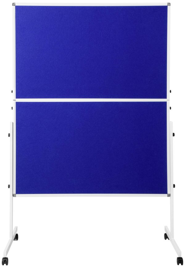 SpeaKa Professional Panel moderacji SP-PB-B01 (S x W) 1250 mm x 1850 mm filc niebieski składana, zaw. rolki, możliwość o
