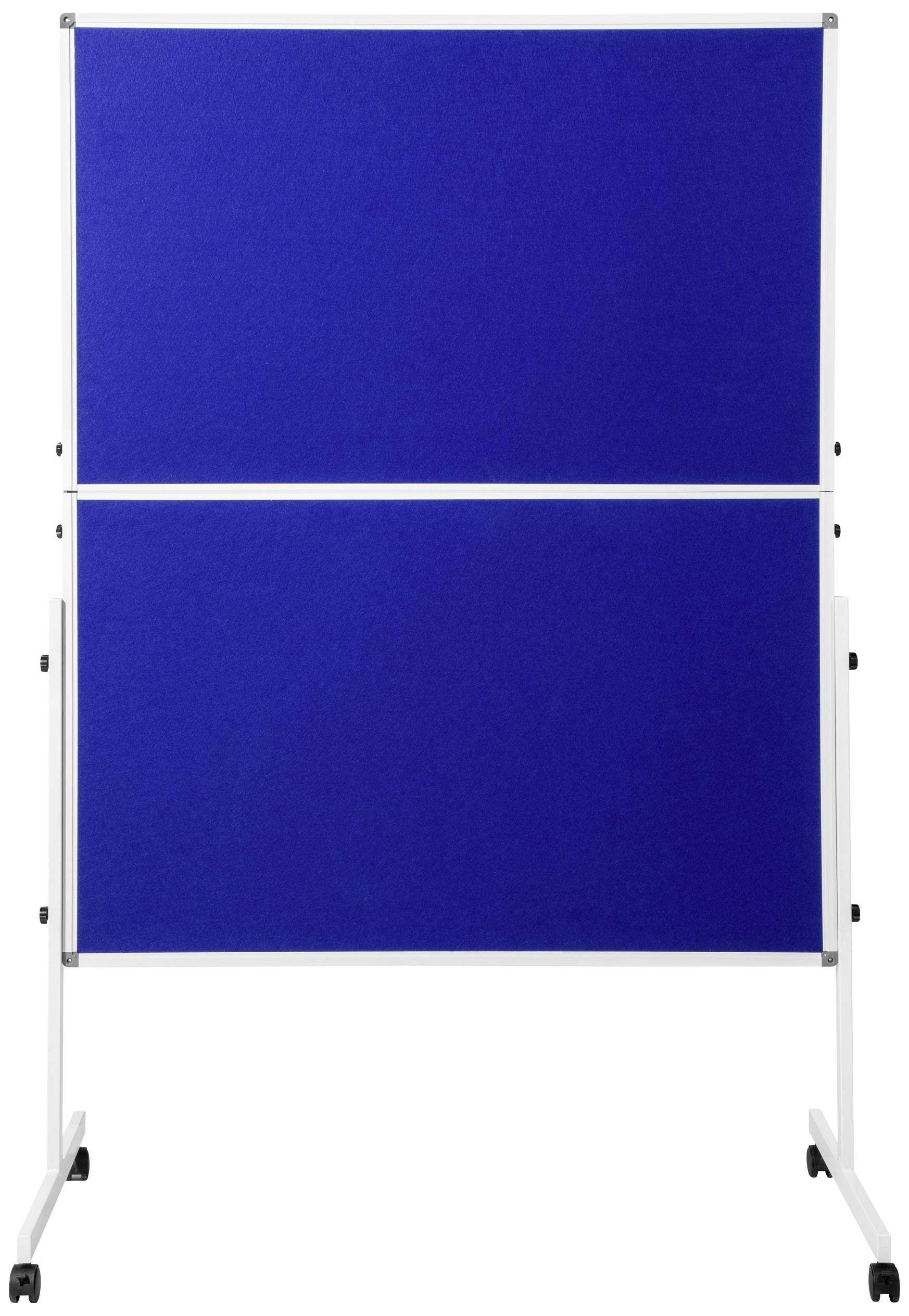 SpeaKa Professional Panel moderacji SP-PB-B01 (S x W) 1250 mm x 1850 mm filc niebieski składana, zaw. rolki, możliwość o - obrazek 1