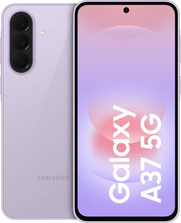 Samsung Galaxy A37 5G Smartfon Dual-SIM 128 GB 17 cm (6.7 cal) 50 MPx, 8 MPx, 5 MPx Android™ 16 Wspaniała lawenda