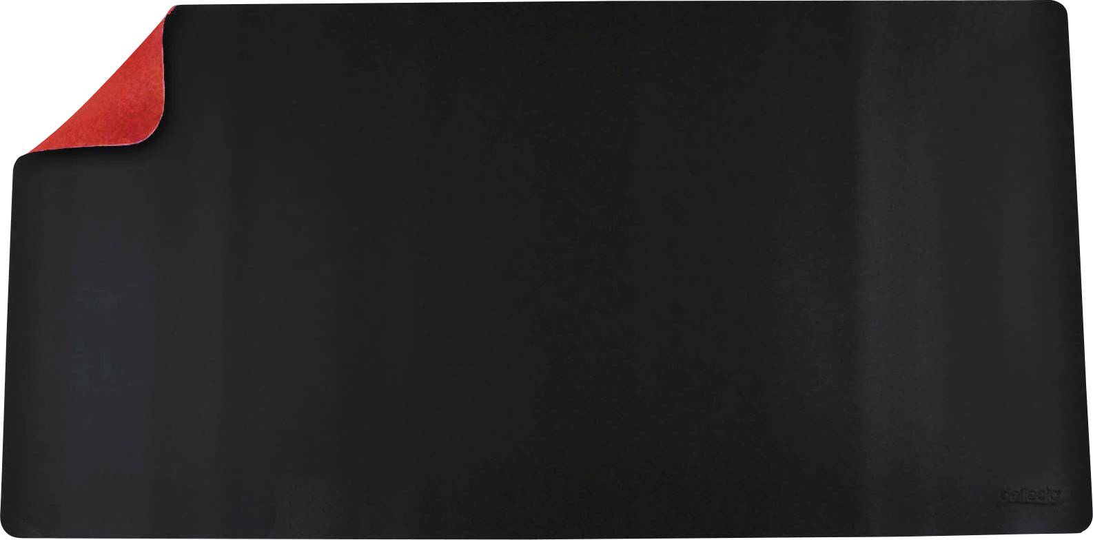 Deflecto DM12060BR Podkładka na biurko czarny, czerwony (S x W) 1.2 m x 0.6 m - obrazek 1