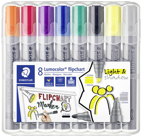 Marker do flipchartu Staedtler Flipchartmarker 356 SWP8 2 – 5 mm 8 szt.