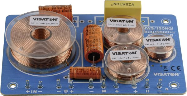 Visaton HW 3/120 NG – 8 Ohm Zwrotnica 3-drożna 8 Ω